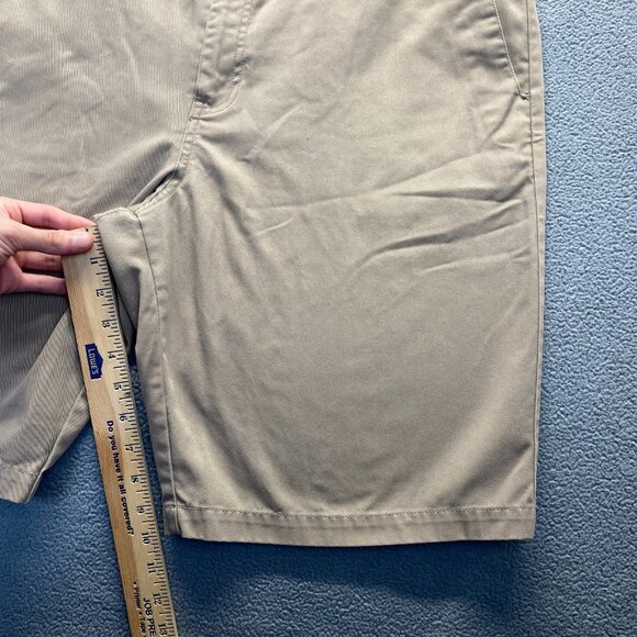 Volcom Shorts Mens Size 36 Chino Cotton Blend,Pockets,Zip,Beige - Picture 6 of 13